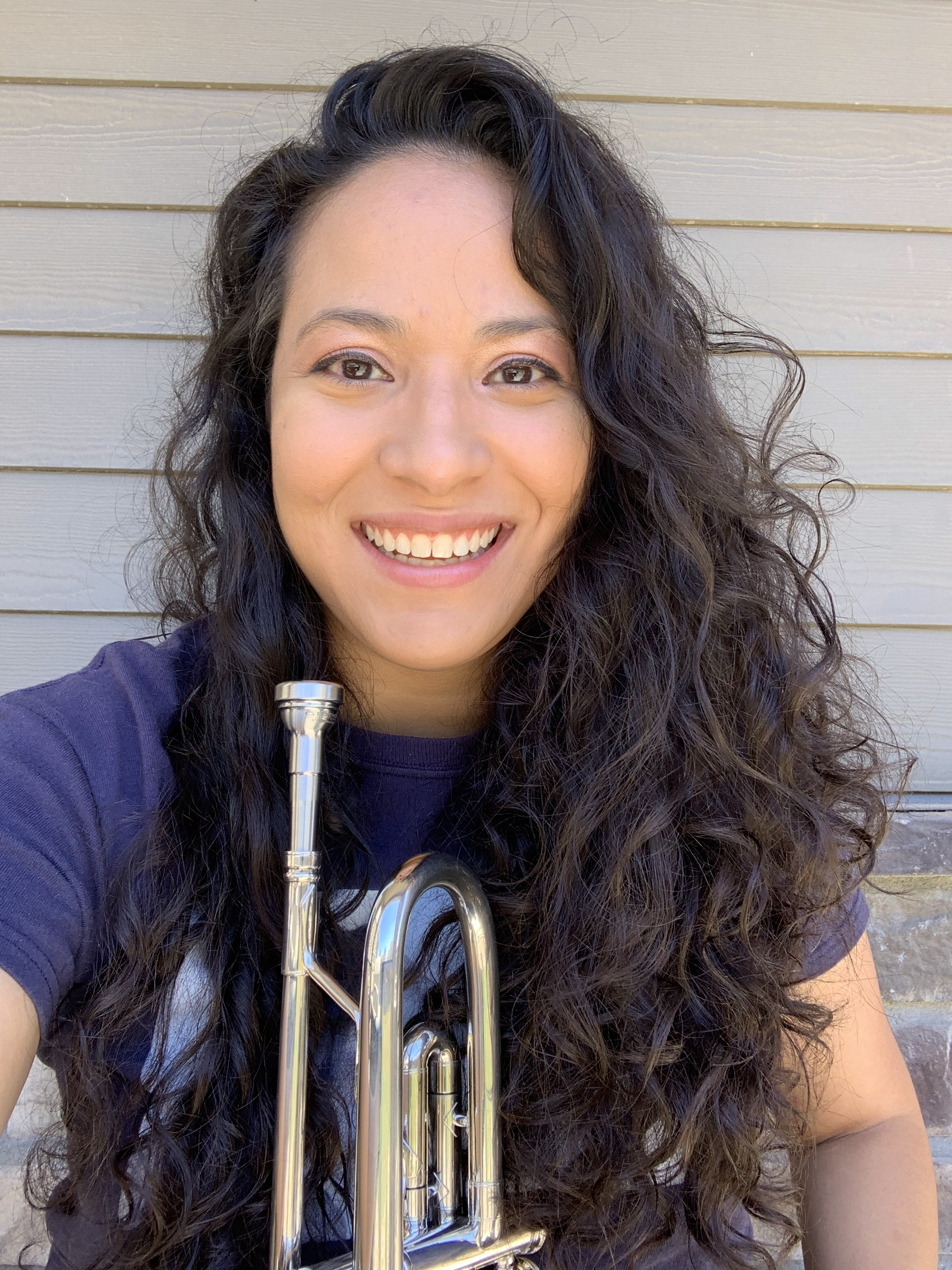 Sara with Trumpet